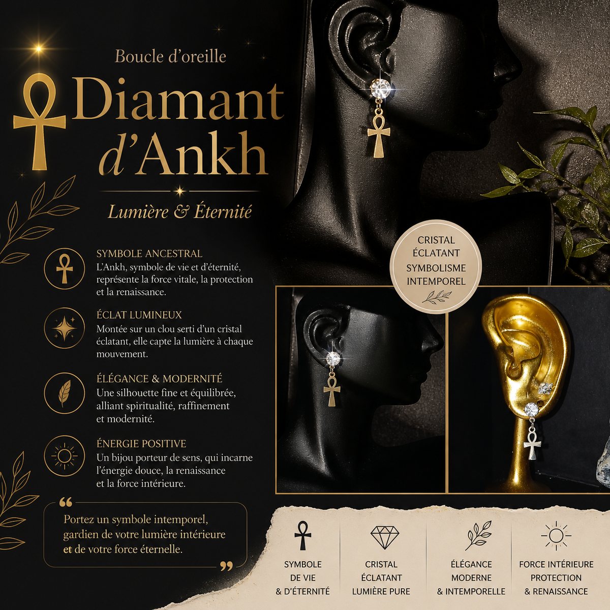 Diamant d’Ankh – Lumière & Éternité