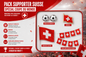 🇨🇭✨ PACK SUPPORTER SUISSE – ÉDITION SPÉCIALE COUPE DU MONDE ✨🇨🇭