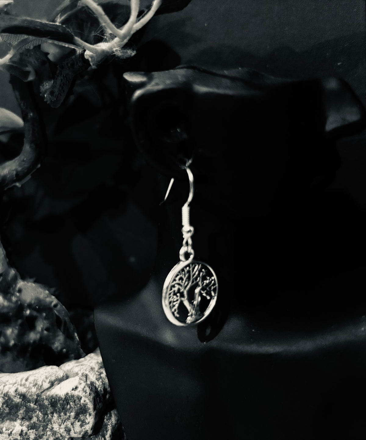 Crochets argentés « Arbre de Vie – Ancrage & Harmonie »