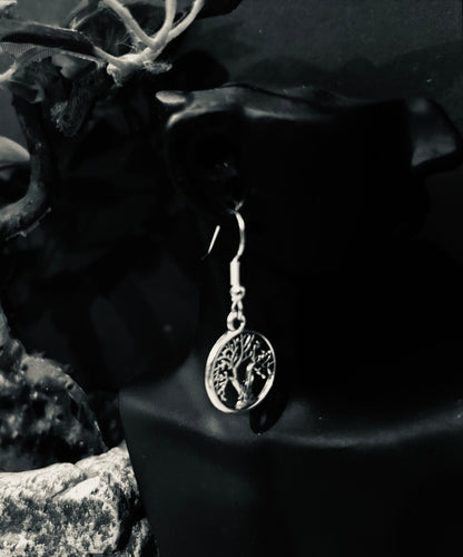 Crochets argentés « Arbre de Vie – Ancrage & Harmonie »