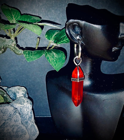Red Crystal Earrings – Passion & Power