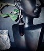Black crystal earrings: protection, grounding, and elegance