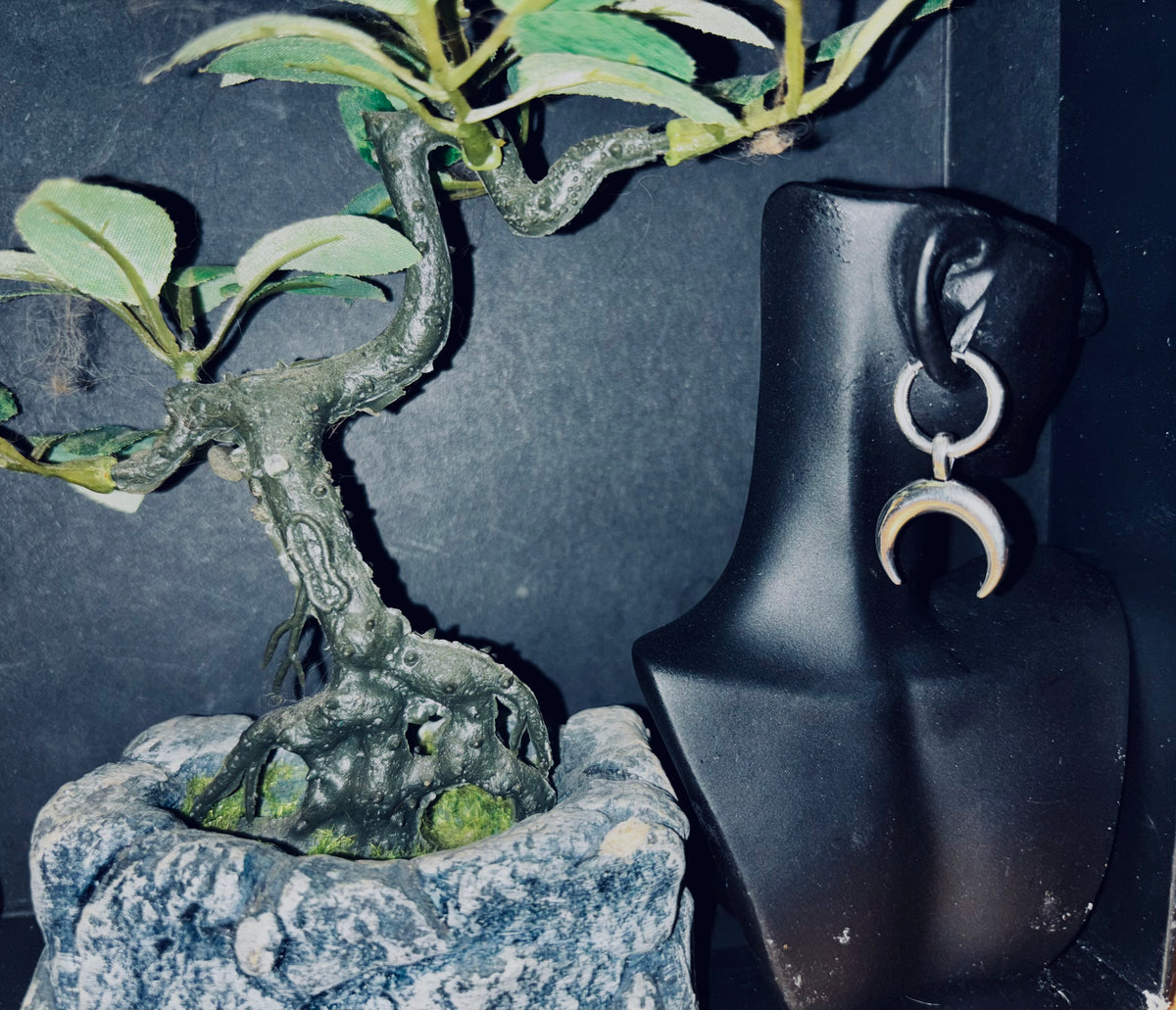 Anneaux « Lune Croissante »  – Intuition & Renouveau 