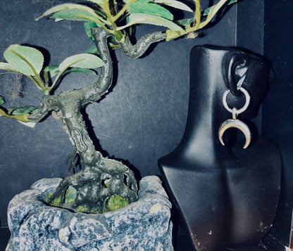 Anneaux « Lune Croissante »  – Intuition & Renouveau 