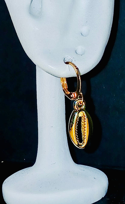 Boucles « Graine de Café » – Éclat Doré
