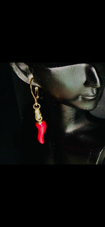 Boucles « Piment – Éclat & Caractère »