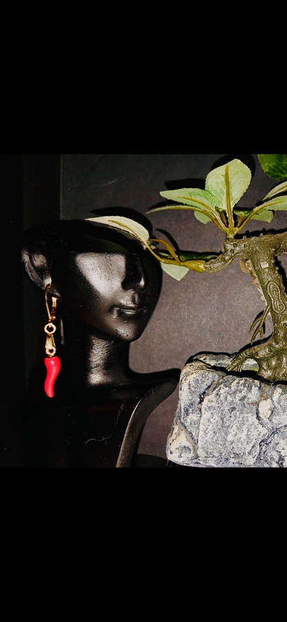 Boucles « Piment – Éclat & Caractère »