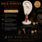 Pack 2 bijoux - Piment Éclatant – Doré ✨