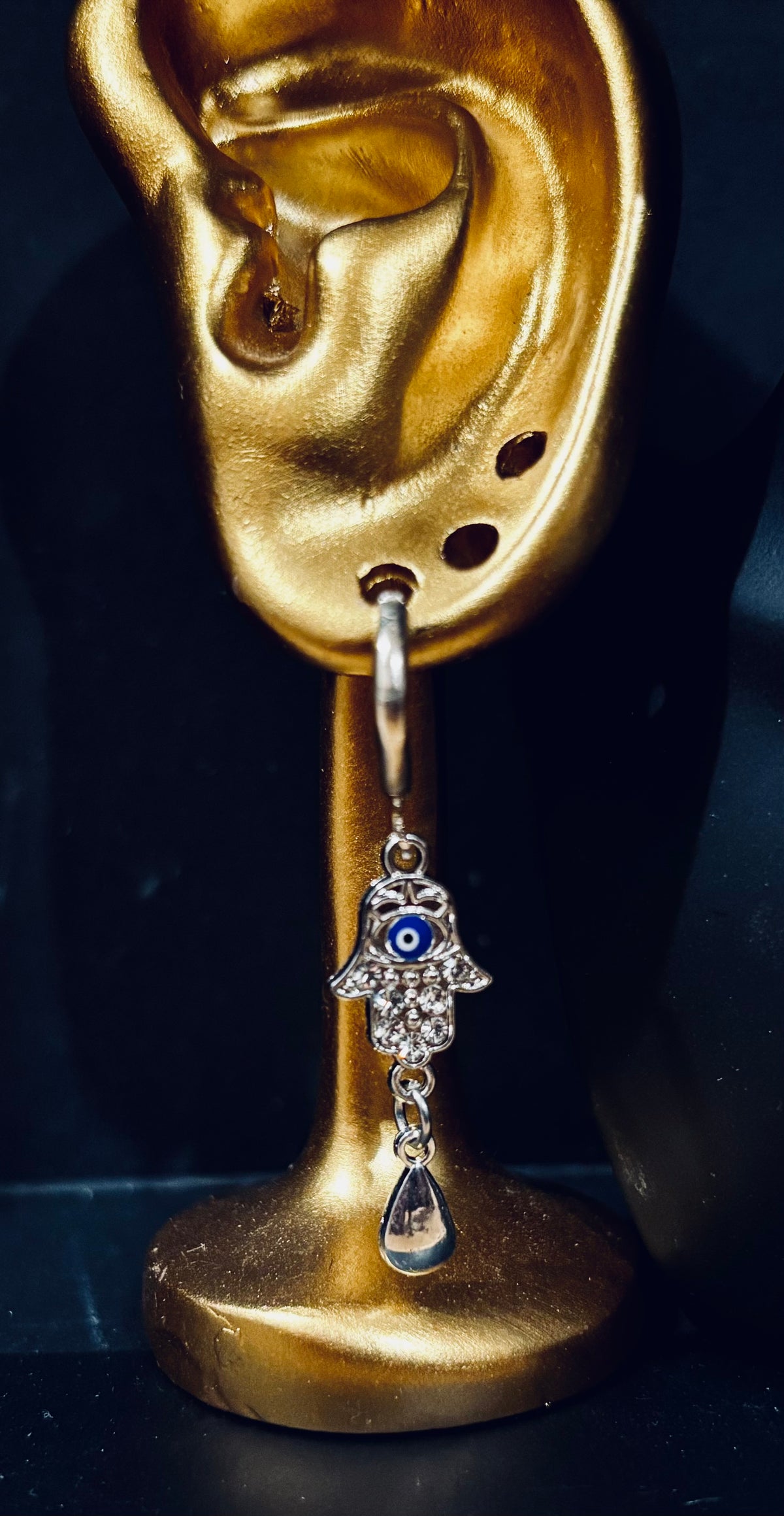 Boucles « Main Protectrice – Œil & Lumière »