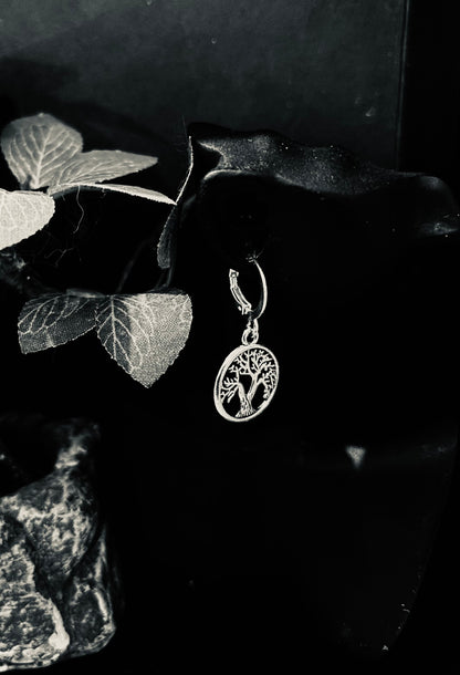 Anneaux argenté « Arbre de Vie – Ancrage & Harmonie »