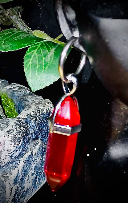 Red Crystal Earrings – Passion & Power