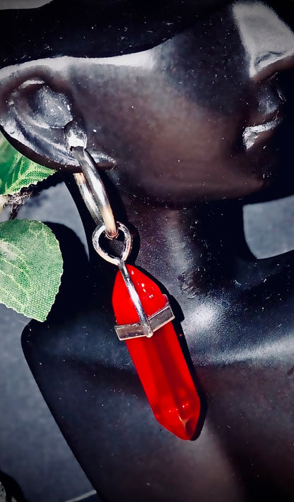 Red Crystal Earrings – Passion & Power