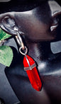 Red Crystal Earrings – Passion & Power