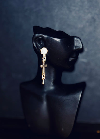 Diamant croix « Élégance Rebelle »