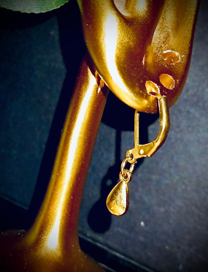 Boucle d’oreille Goutte d’Or – Grâce & Éclat