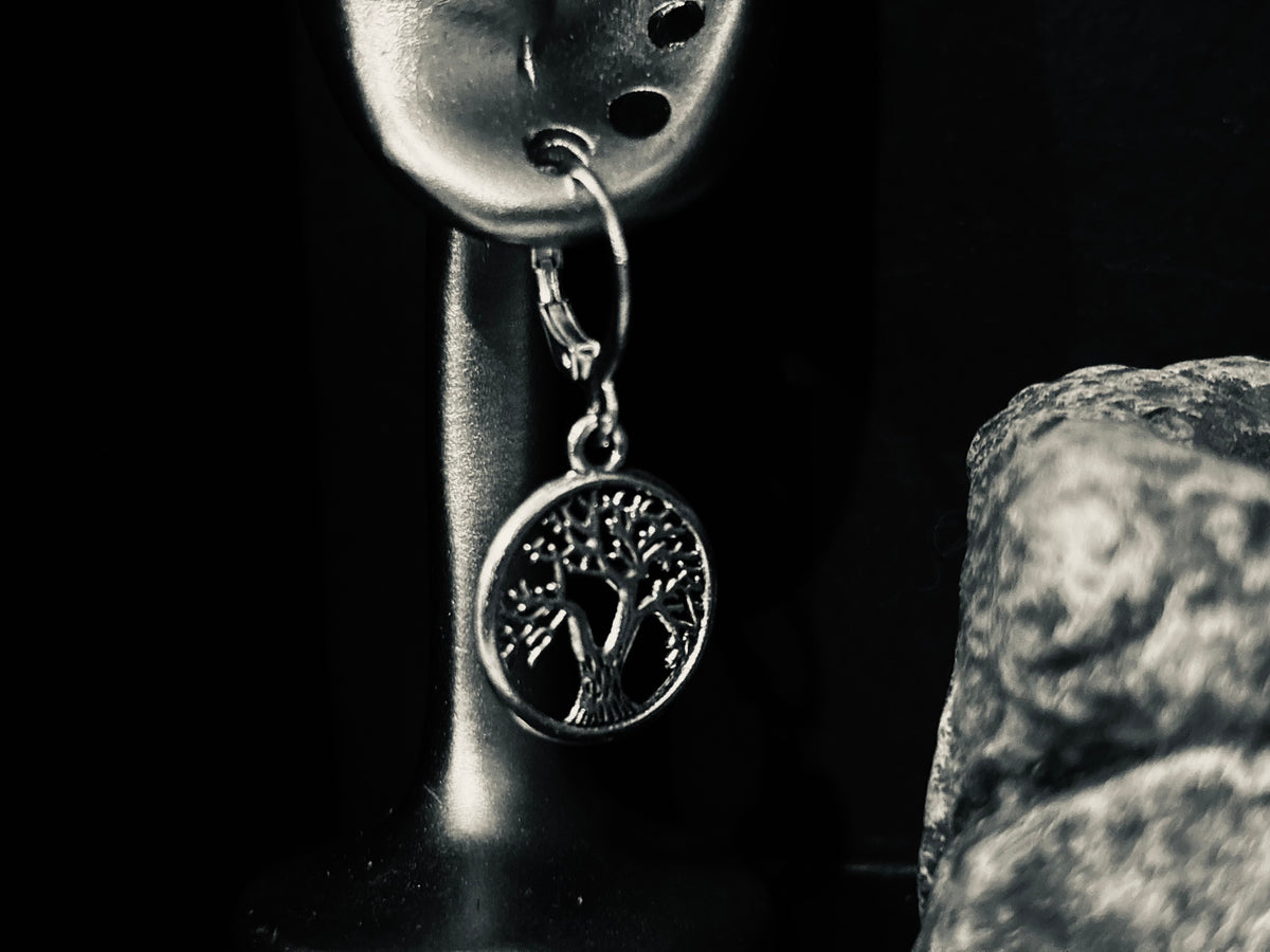Anneaux argenté « Arbre de Vie – Ancrage & Harmonie »
