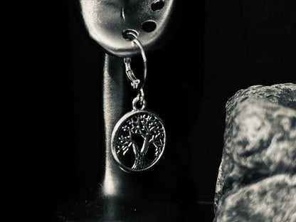 Anneaux argenté « Arbre de Vie – Ancrage & Harmonie »